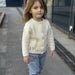 Baby animal knitted cardigan with soft cotton – button fastening, unisex | Baby knitwear