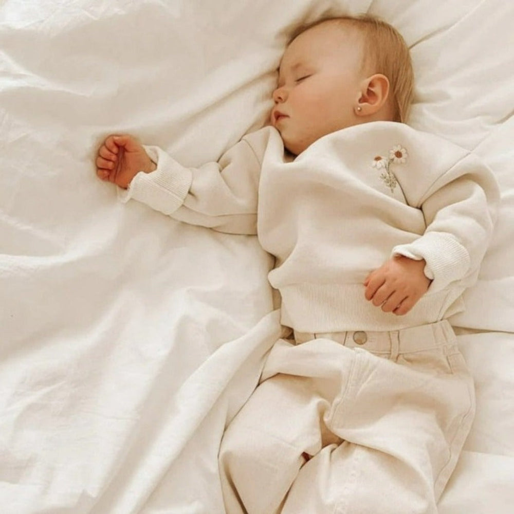 Fleece-lined two-piece set – soft, warm, elasticated waist | baby & toddler outfit