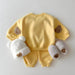 Bear sleeve jumper & joggers set – organic cotton, elastic waist | Baby & toddler