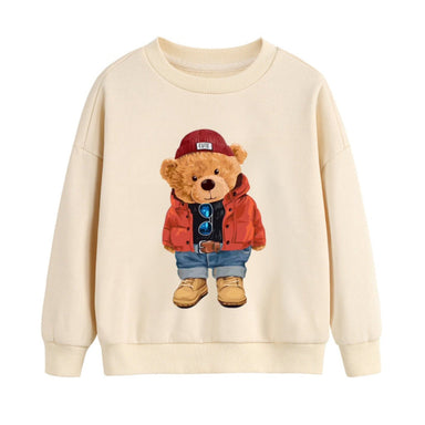Sweatshirt keeps kids warm and soft all day – unisex, breathable cotton | toddler jumper