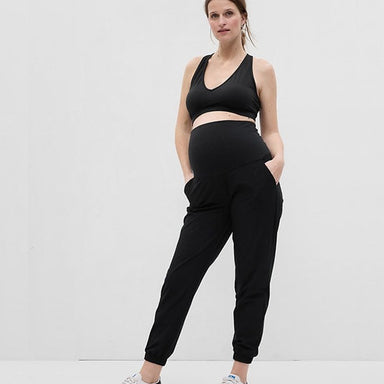 Maternity trousers with adjustable belly band – soft, stretchy & breathable | for pregnancy
