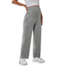 Maternity trousers with adjustable over-bump waistband – stretchy, breathable fit | for pregnancy