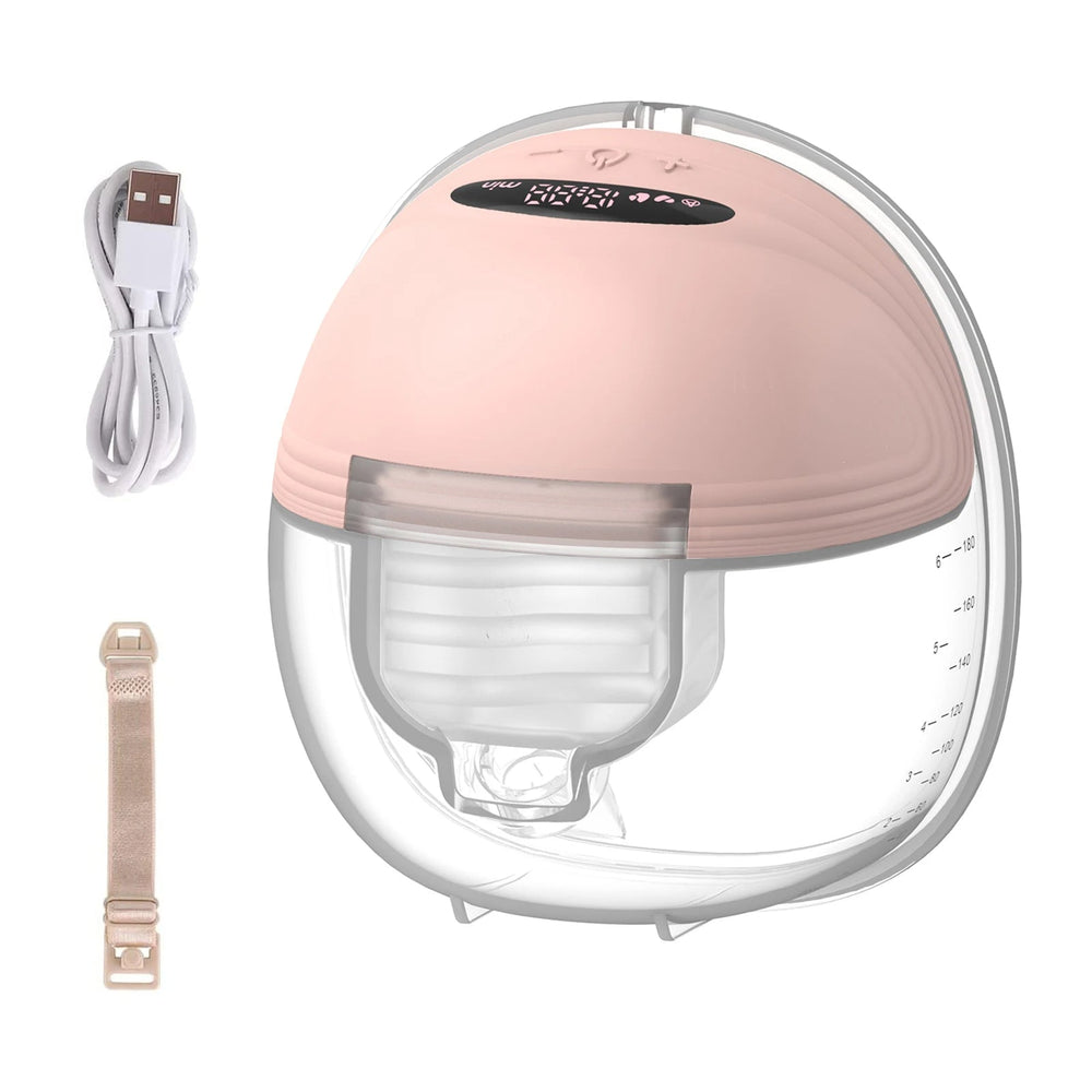 Portable hands-free breast pump – silent, wireless, adjustable | for nursing mothers