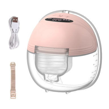 Portable hands-free breast pump – silent, wireless, adjustable | for nursing mothers