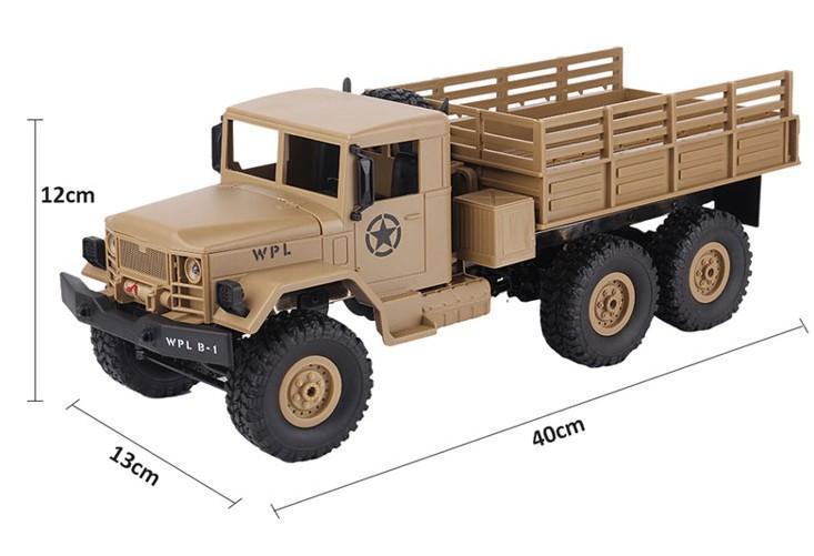 6WD off-road RC car – all-terrain truck with 2.4GHz remote control | Kids