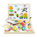 Magnetic wooden drawing board for creative play – reusable, mess-free, educational | Kids 3+