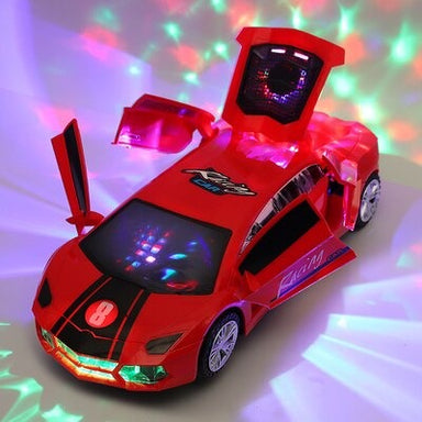 Stunt car spins 360° with lights and sound – durable ABS, ready to play | Ages 3+