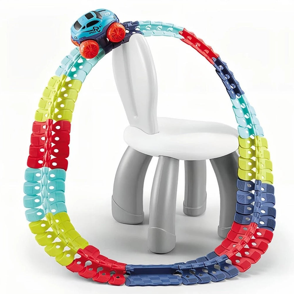 Flexible race track for creative building – 46 pieces, ages 4+ | kids' toy