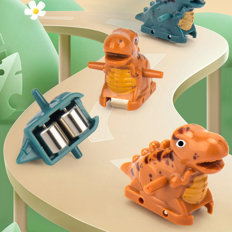 Dino race track climbs automatically – LED lights & sound | kids' toy