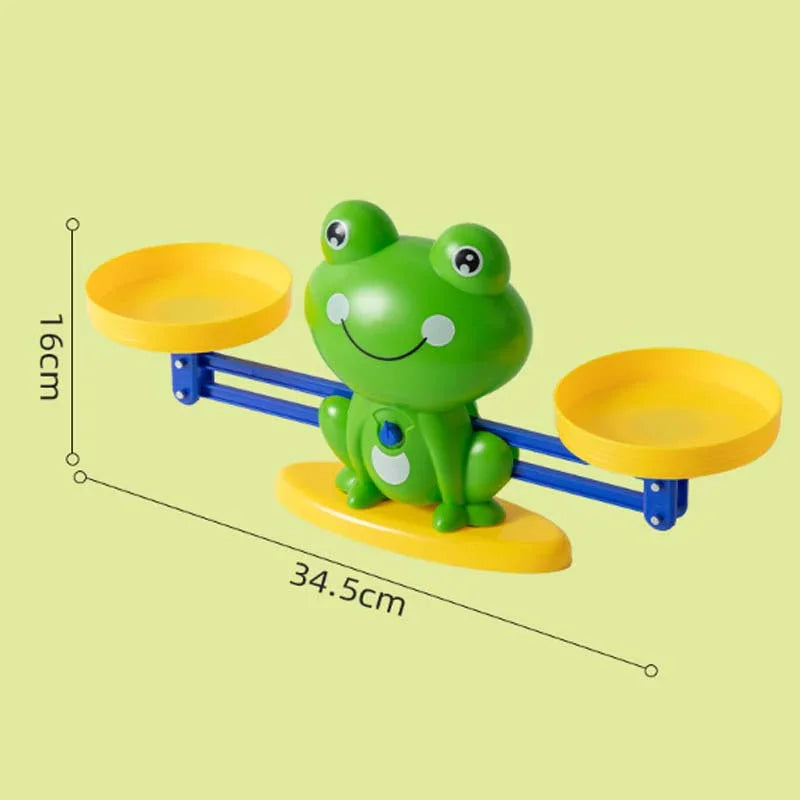 Animal balance scale for counting and maths – weights and challenge cards | kids learning toy