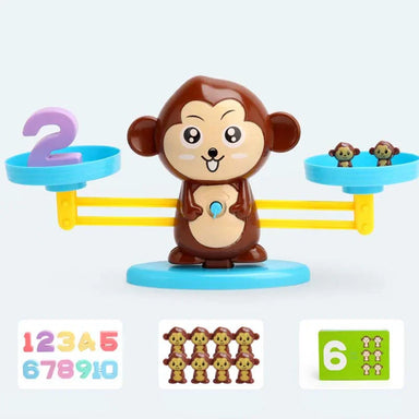 Animal balance scale for counting and maths – weights and challenge cards | kids learning toy