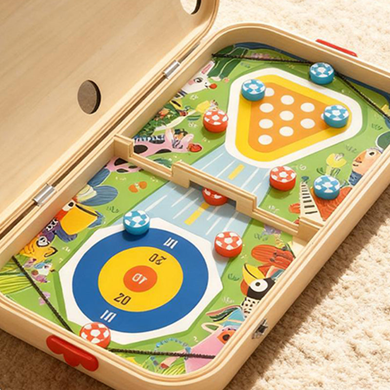6-in-1 wooden play table with six classic games – durable, child-safe | for kids
