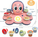 Musical octopus toy – sounds, lights, easy buttons | toddlers