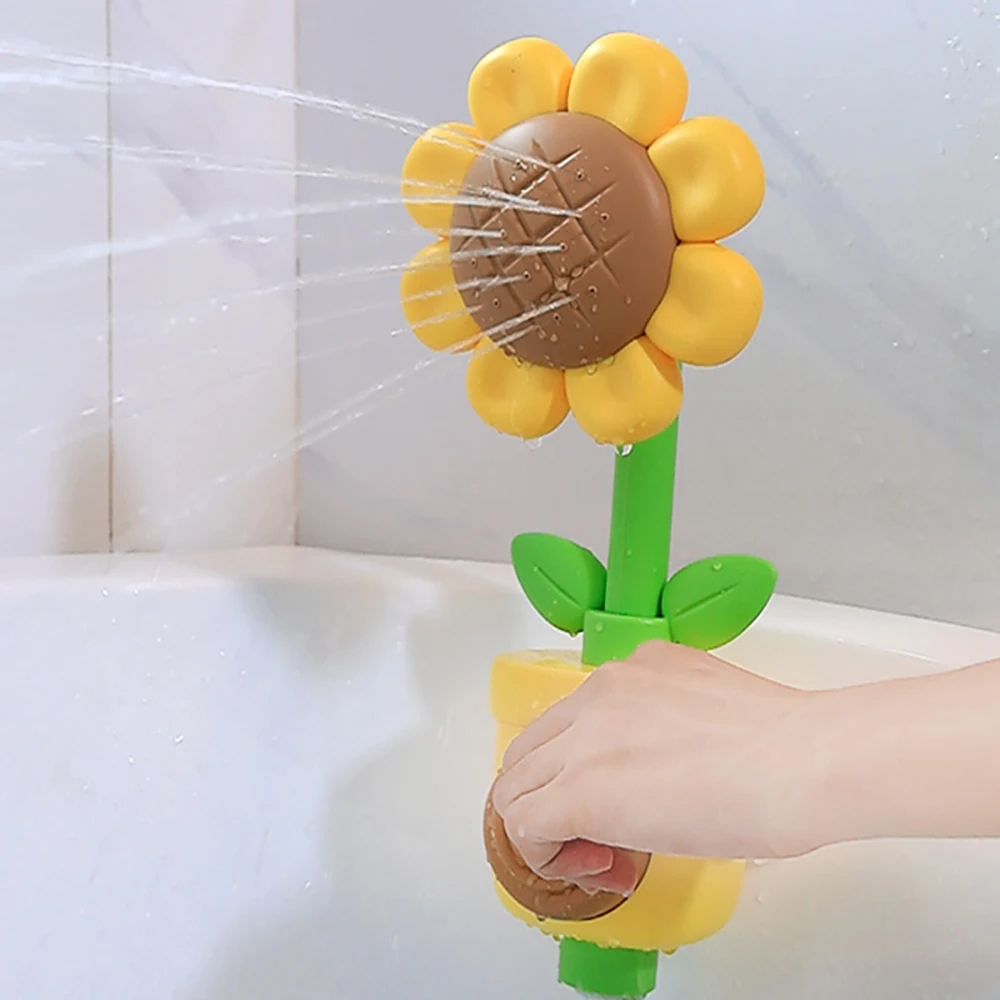 Interactive bath toy with water spray – water-saving, suction cups | kids bath fun
